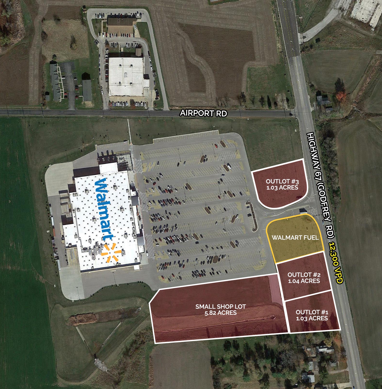 6660 Godfrey Rd, Godfrey, IL à vendre Photo du bâtiment- Image 1 de 2