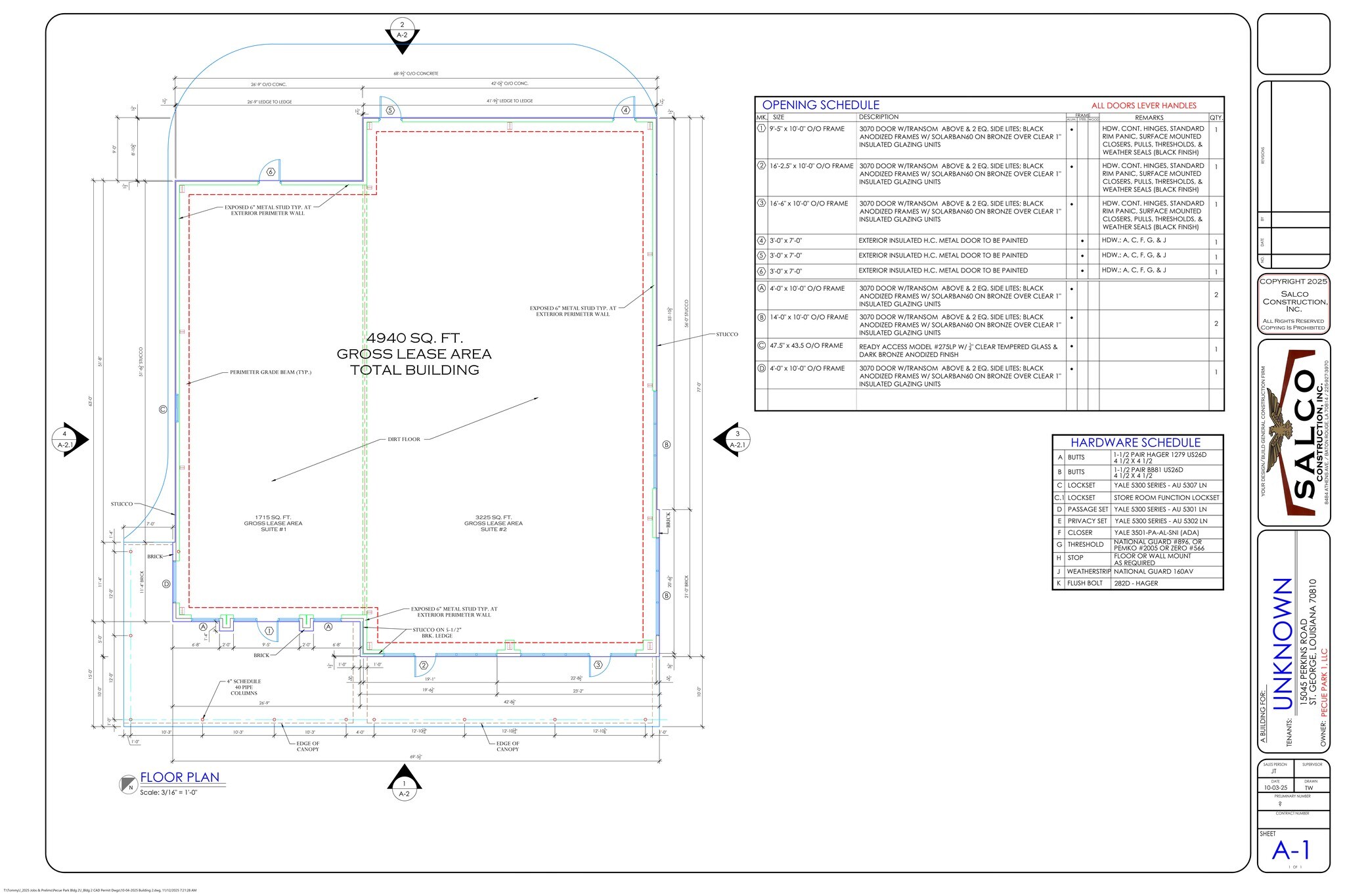 15035 Perkins Rd, Baton Rouge, LA for lease Site Plan- Image 1 of 5