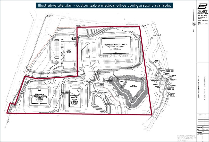 Grand Oaks Boulevard, Burlington, NC à vendre - Plan de site - Image 3 de 3