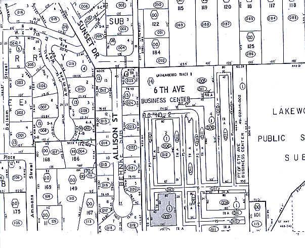 7727 W 6th Ave, Lakewood, CO for lease - Plat Map - Image 2 of 2
