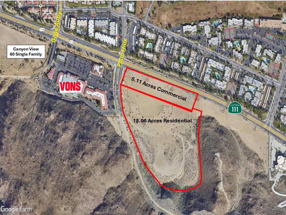 5228 California 111 Hwy, Palm Springs, CA à vendre Aérien- Image 1 de 3