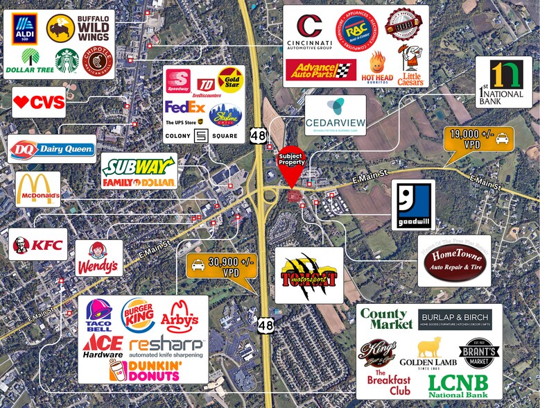 99 Stubbs Mill Rd, Lebanon, OH à vendre - Photo du bâtiment - Image 2 de 4