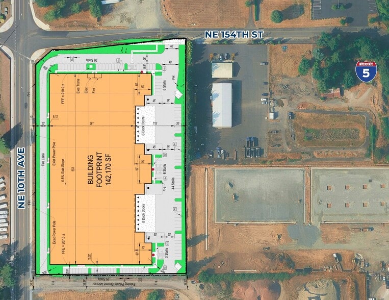 15301 10th ave, Vancouver, WA à louer - Plan de site - Image 3 de 4