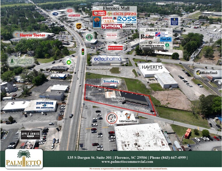 1803 W Palmetto St, Florence, SC à louer - Photo du bâtiment - Image 2 de 3