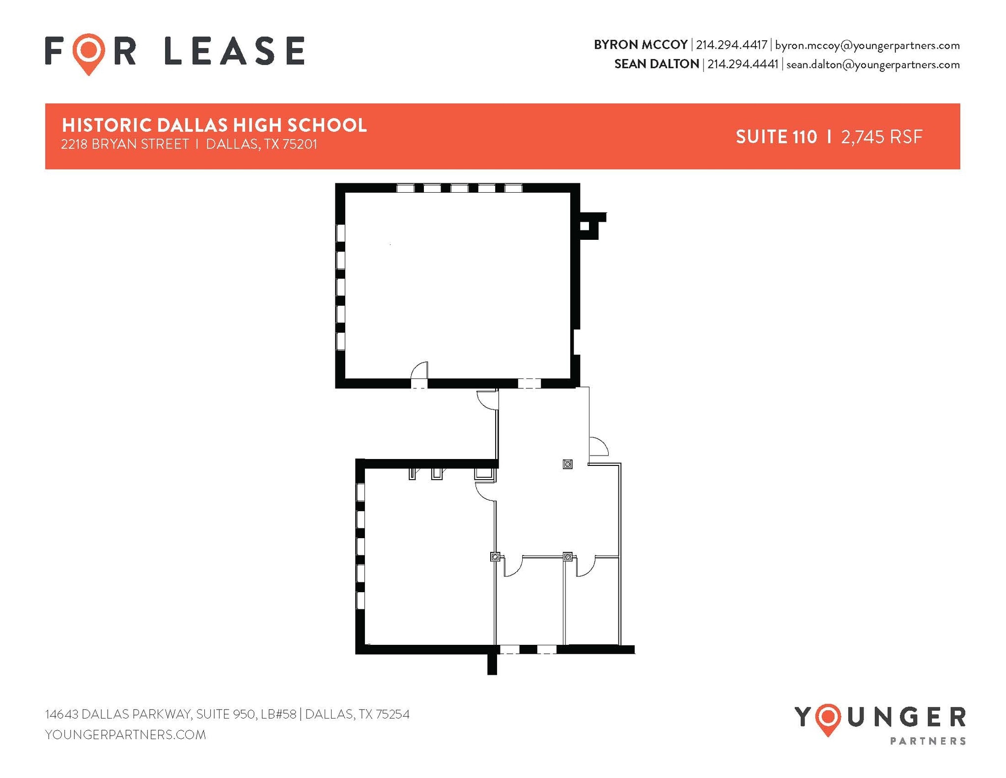 2218 Bryan St, Dallas, TX for lease Floor Plan- Image 1 of 3