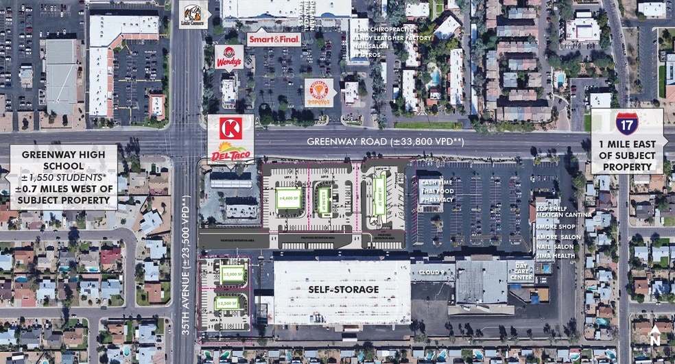 3301-3361 W Greenway Rd, Phoenix, AZ à louer - Photo principale - Image 2 de 2