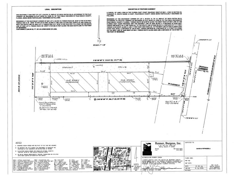 850 NW 1st Ave, Boca Raton, FL à louer - Plan cadastral - Image 3 de 10