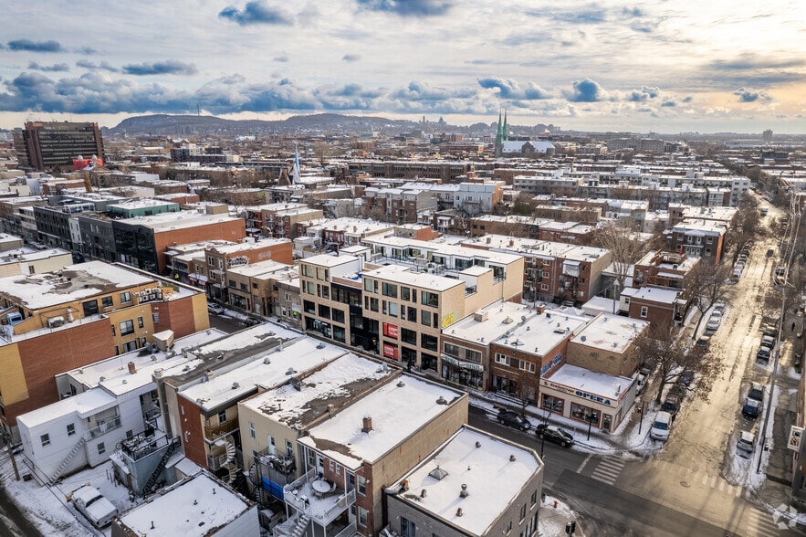 7472-7480 Rue Saint-Hubert, Montréal, QC for sale - Aerial - Image 3 of 23
