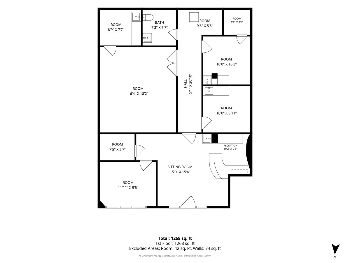 2219-2223 W Belmont Ave, Chicago, IL 60618 - Unité 101 - - Plan d’étage - Image 1 of 16