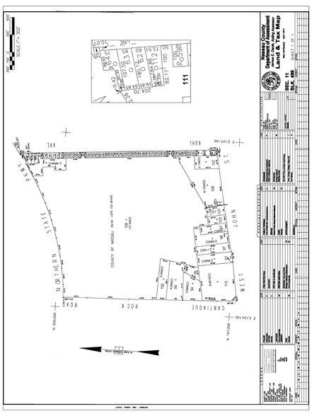 450-460 W John St, Hicksville, NY for lease - Plat Map - Image 3 of 3