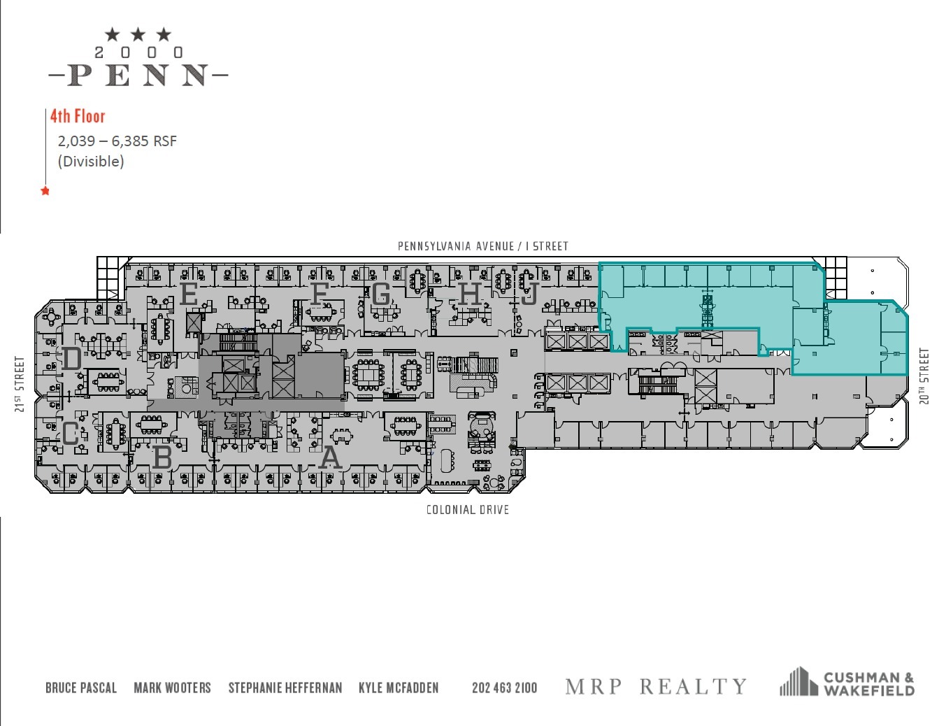 2000 Pennsylvania Ave NW, Washington, DC for lease Floor Plan- Image 1 of 1