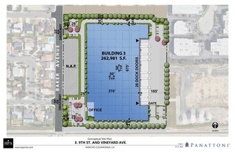 9th St & Vineyard Ave, Rancho Cucamonga, CA for lease Site Plan- Image 1 of 2