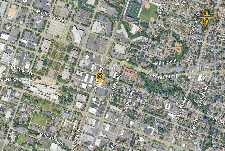 1201 Court St NE, Salem, OR for lease - Aerial - Image 2 of 6