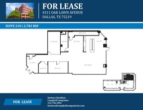 4311 Oak Lawn Ave, Dallas, TX for lease Floor Plan- Image 1 of 1
