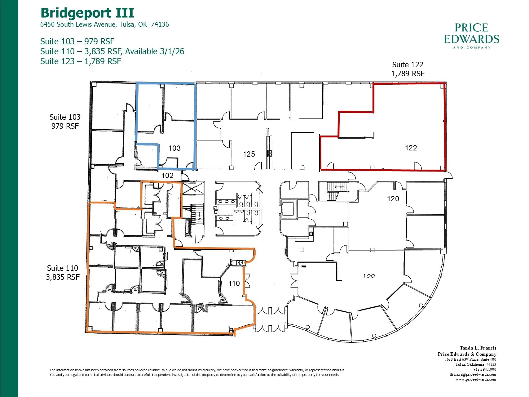 6450 S Lewis Ave, Tulsa, OK for lease Floor Plan- Image 1 of 1