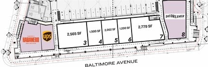 8145 Baltimore Ave, College Park, MD for lease Site Plan- Image 1 of 1
