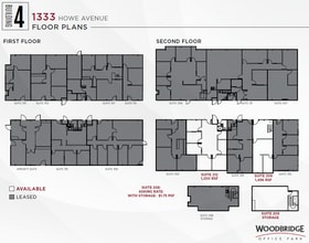 1321 Howe Ave, Sacramento, CA à louer Plan d’étage- Image 1 de 1