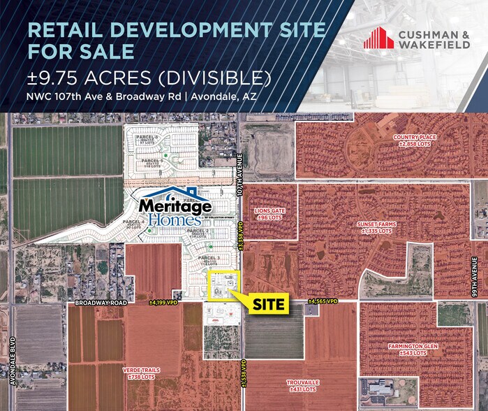 NWC 107th Ave & Broadway Rd, Tolleson, AZ à vendre - Photo principale - Image 1 de 2