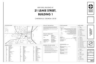 21 Leake st, Cartersville, GA for lease Site Plan- Image 2 of 2