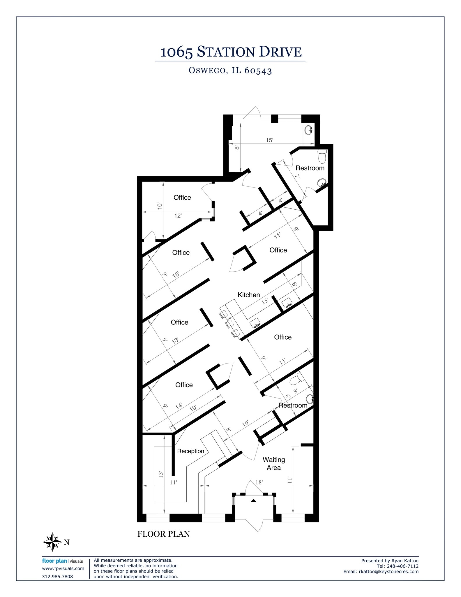 1023 Station Dr, Oswego, IL à louer Plan de site- Image 1 de 4