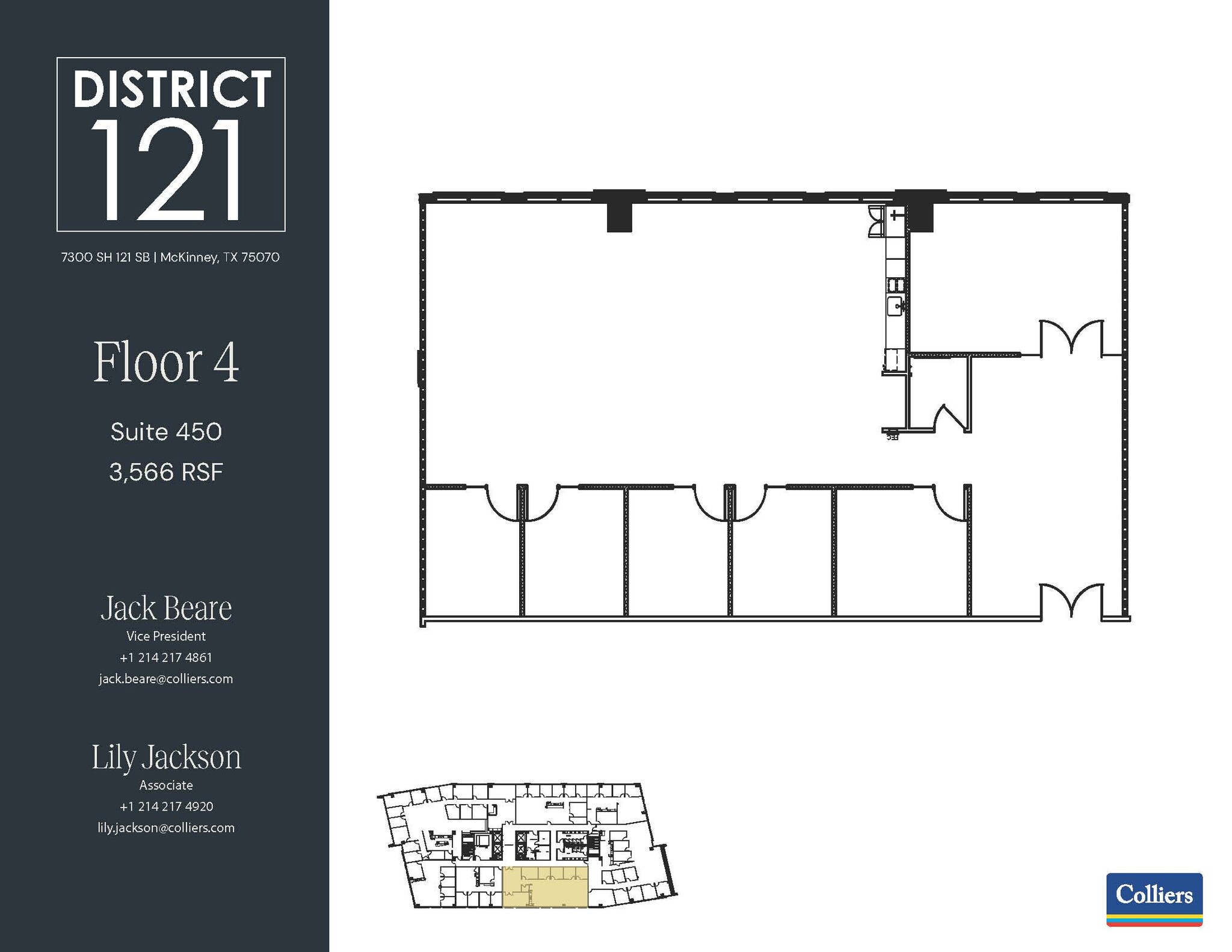 7300 SH 121 SB, McKinney, TX à louer Plan d’étage- Image 1 de 1