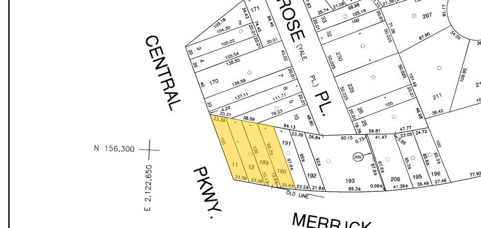 190-196 Merrick Rd, Merrick, NY for lease - Plat Map - Image 3 of 16