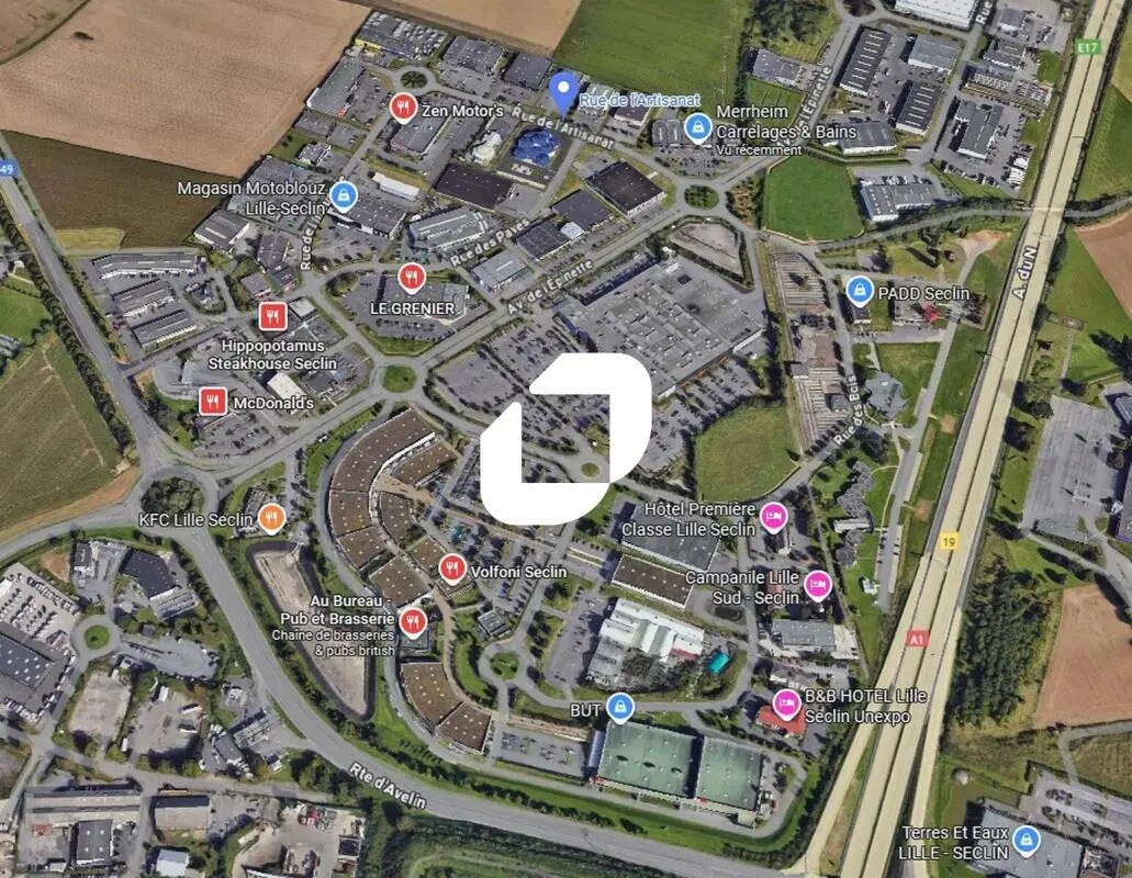 Rue De L'Artisanat, Seclin à louer Aérien- Image 1 de 2