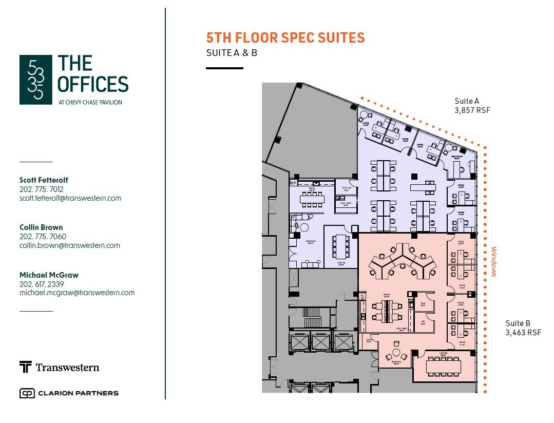 5335 Wisconsin Ave NW, Washington, DC à louer Plan d’étage- Image 1 de 1
