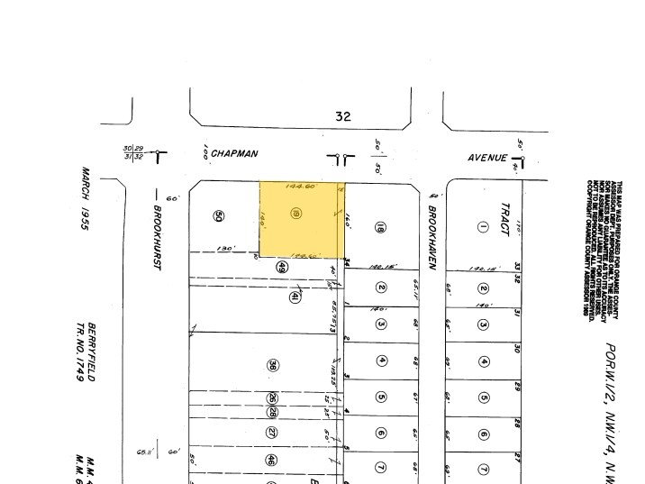 10072-10084 Chapman Ave, Garden Grove, CA à louer - Plan cadastral - Image 2 de 8