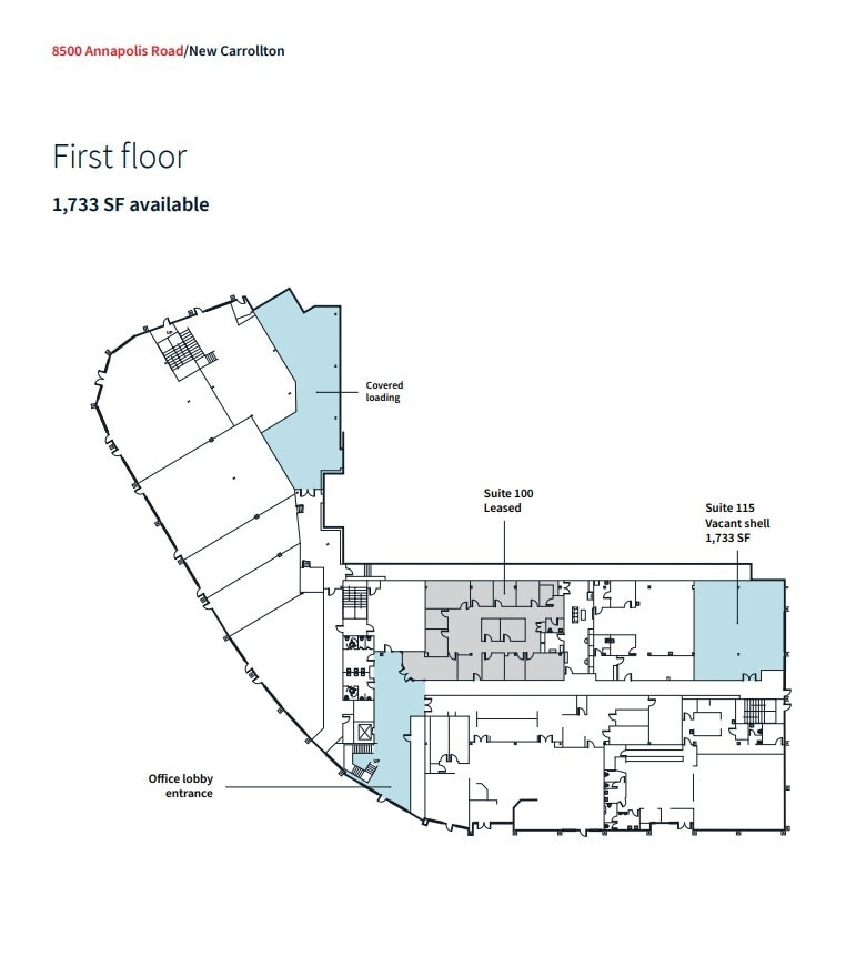 8500 Annapolis Rd, New Carrollton, MD for lease Floor Plan- Image 1 of 1