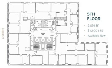 1629 K St NW, Washington, DC for lease Floor Plan- Image 1 of 1