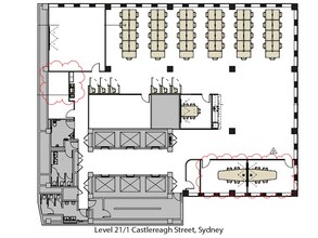 1-7 Castlereagh St, Sydney à louer Plan d’étage- Image 1 de 8