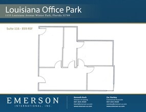 1133 Louisiana Ave, Winter Park, FL à louer Plan de site- Image 1 de 1