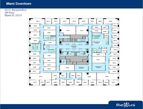 201 S Biscayne Blvd, Miami, FL à louer Plan d  tage- Image 1 de 1