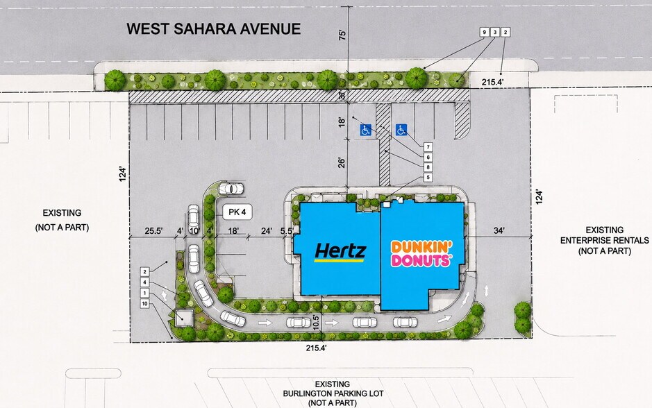 5905 W Sahara Ave, Las Vegas, NV à vendre - Photo du bâtiment - Image 2 de 5