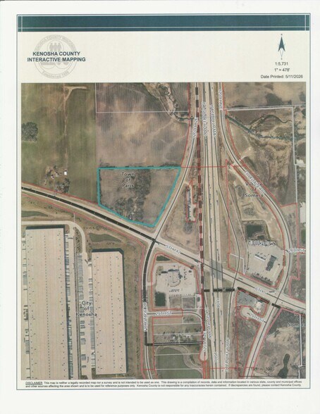12214 Burlington Rd, Kenosha, WI à vendre - Plan cadastral - Image 3 de 3