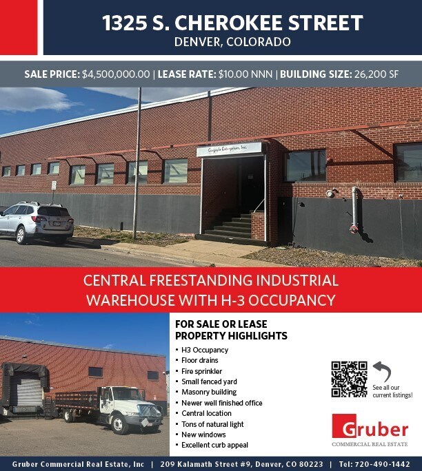 More details for 1321-1325 S Cherokee St, Denver, CO - Industrial for Sale