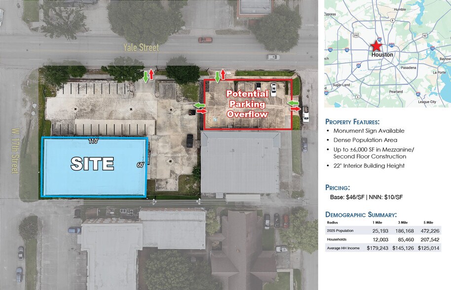 1710-1712 Yale St, Houston, TX à louer - Photo du bâtiment - Image 3 de 5