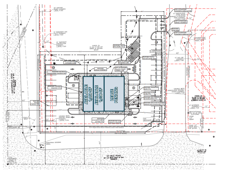 27169 23 Mile Rd, Chesterfield, MI for lease Site Plan- Image 1 of 3