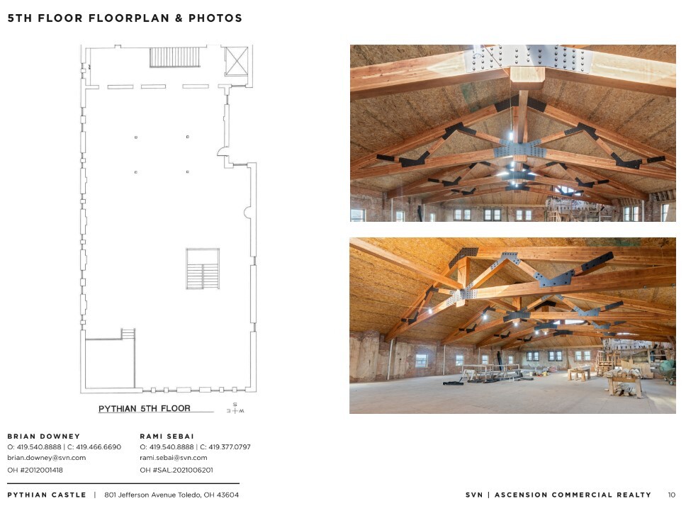 801 Jefferson Ave, Toledo, OH for lease Floor Plan- Image 1 of 4