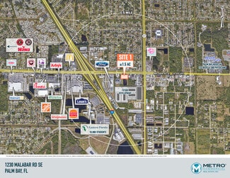 Plus de détails pour 1230 Malabar Road, Palm Bay, FL - Terrain à louer