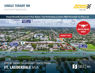 Plus de détails pour 6390 W Oakland Park Blvd, Fort Lauderdale, FL - Vente au détail à vendre