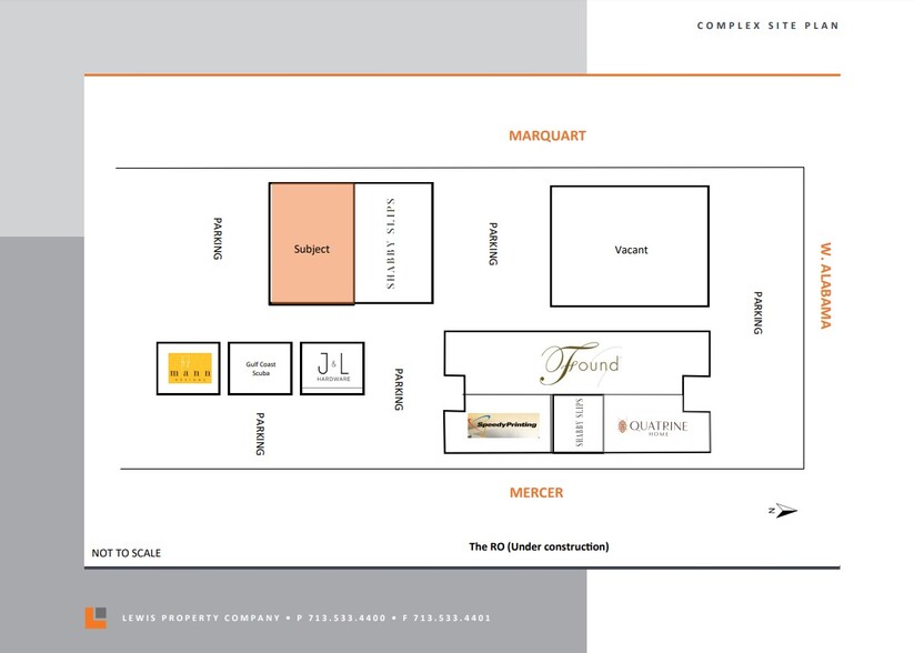 3465 W Alabama St, Houston, TX for lease - Site Plan - Image 3 of 3