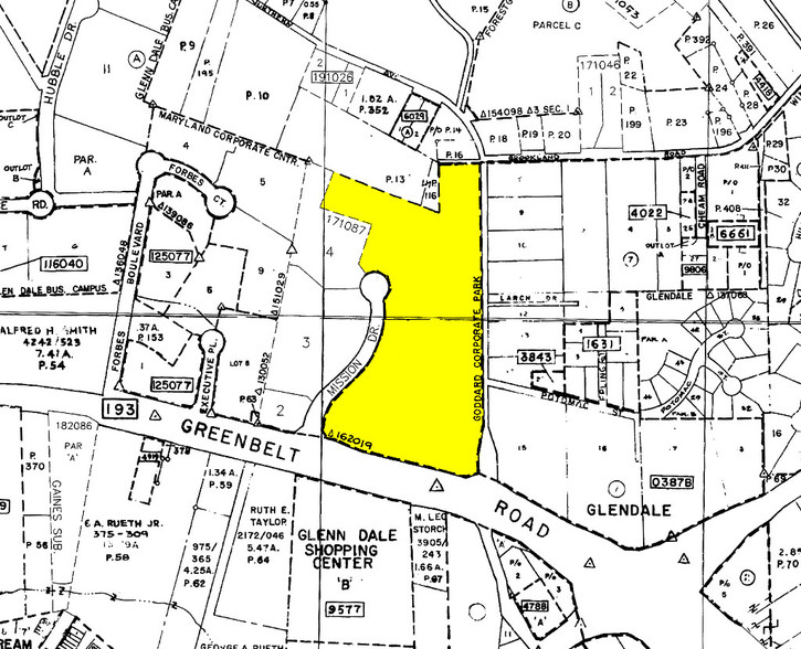 7515 Mission Dr, Seabrook, MD à louer - Plan cadastral - Image 3 de 9