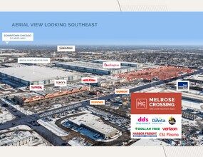 1903-2029 N Mannheim Rd, Melrose Park, IL - AERIAL map view