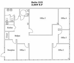 416 Mccullough Dr, Charlotte, NC for lease Floor Plan- Image 1 of 1