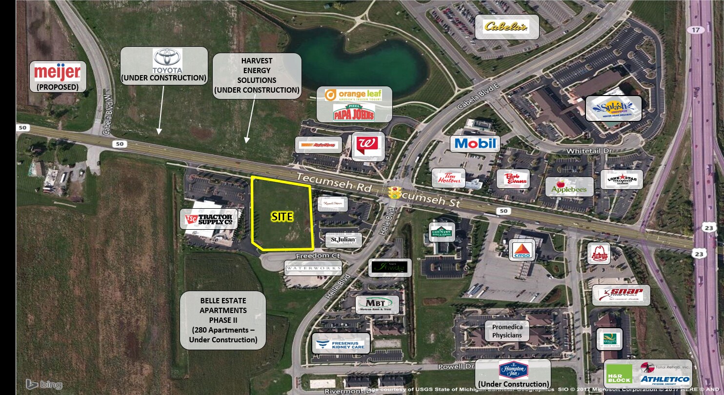 16485 Tecumseh Rd, Dundee, MI for lease Primary Photo- Image 1 of 3