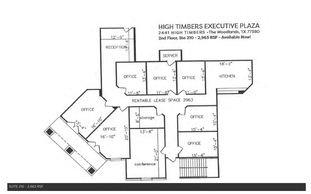 2441 High Timbers Dr, The Woodlands, TX for lease Floor Plan- Image 1 of 1