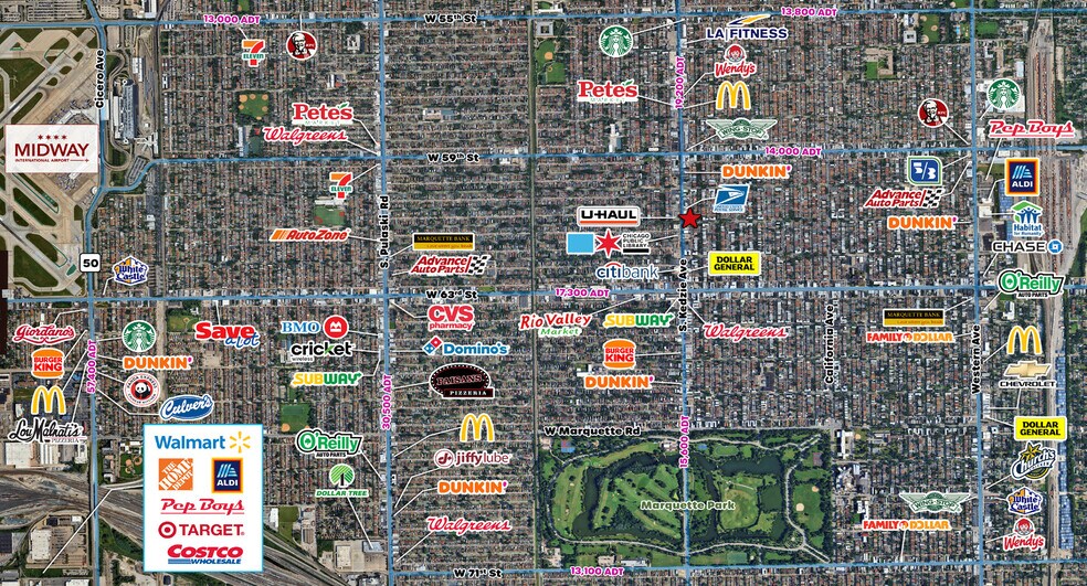 6075 Kedzie St, Chicago, IL à louer - Aérien - Image 2 de 2