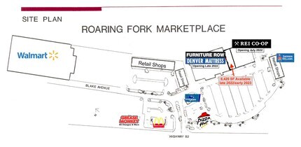 3216 S Glen Ave, Glenwood Springs, CO for lease Site Plan- Image 1 of 1